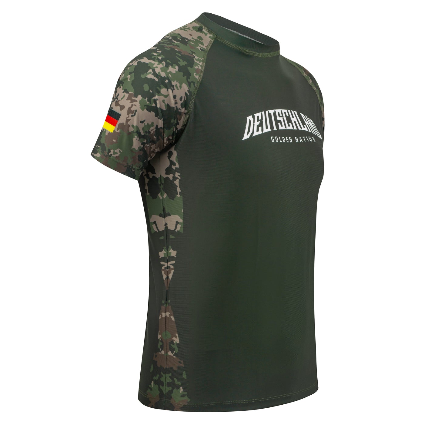 Deutschland – Rashguard Grün Camo
