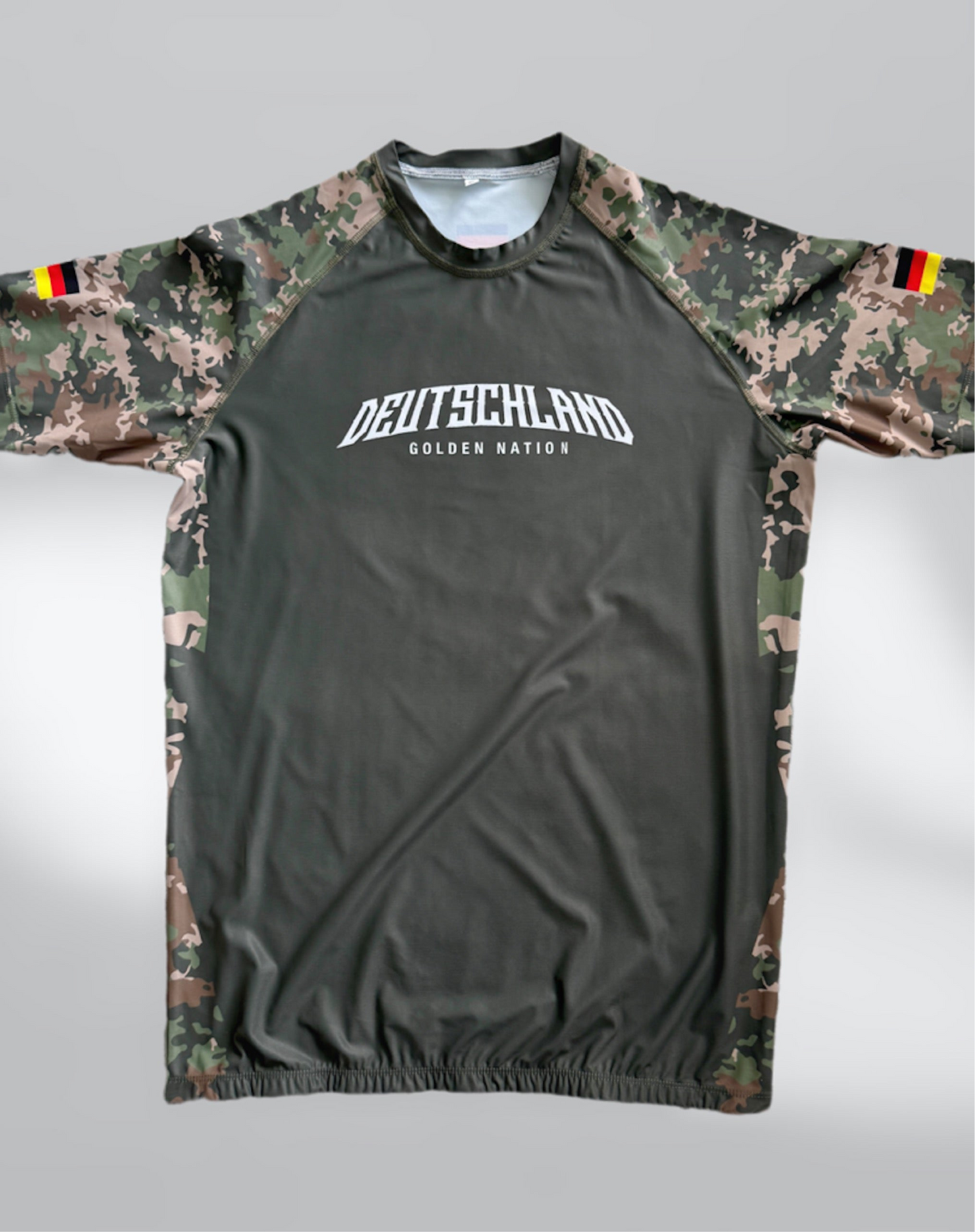 Deutschland – Rashguard Grün Camo
