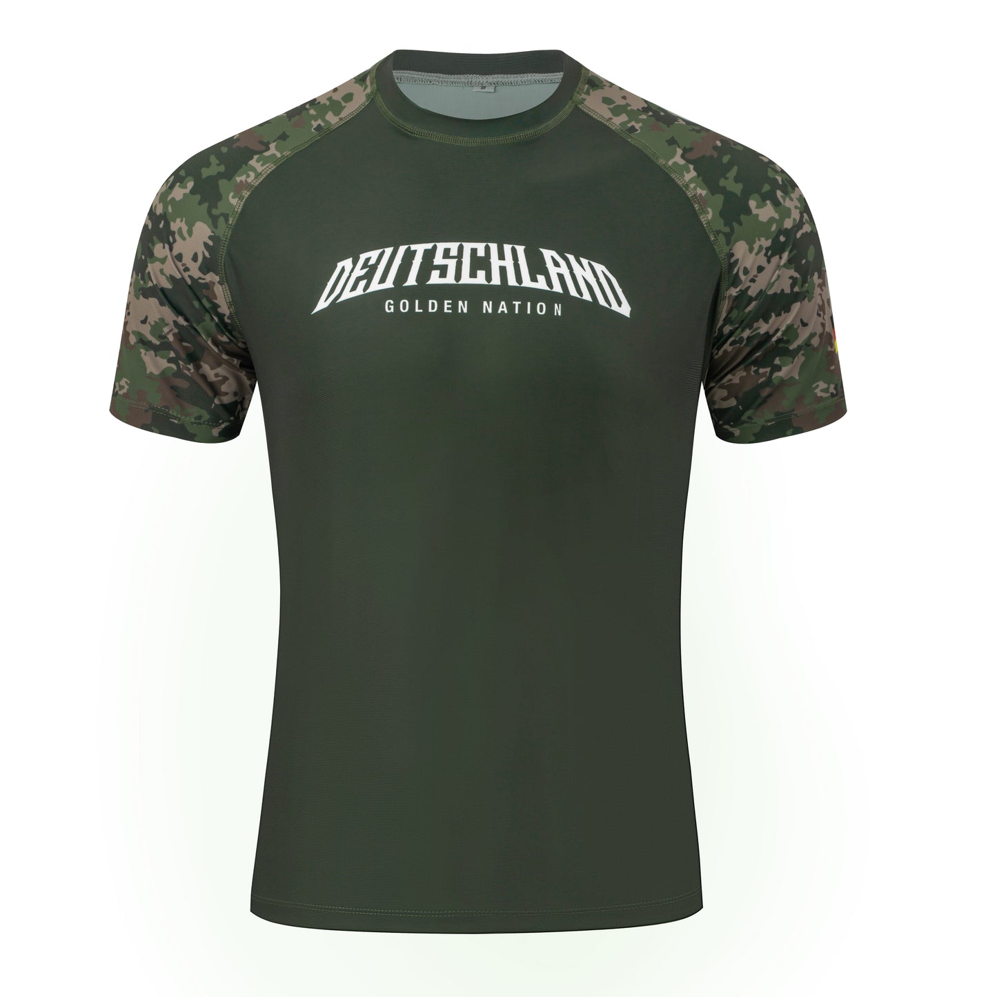 Deutschland – Rashguard Grün Camo