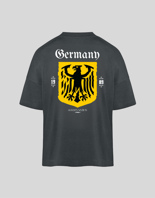 DEUTSCHLAND (Backprint) - GRAU - Gelbes Wappen