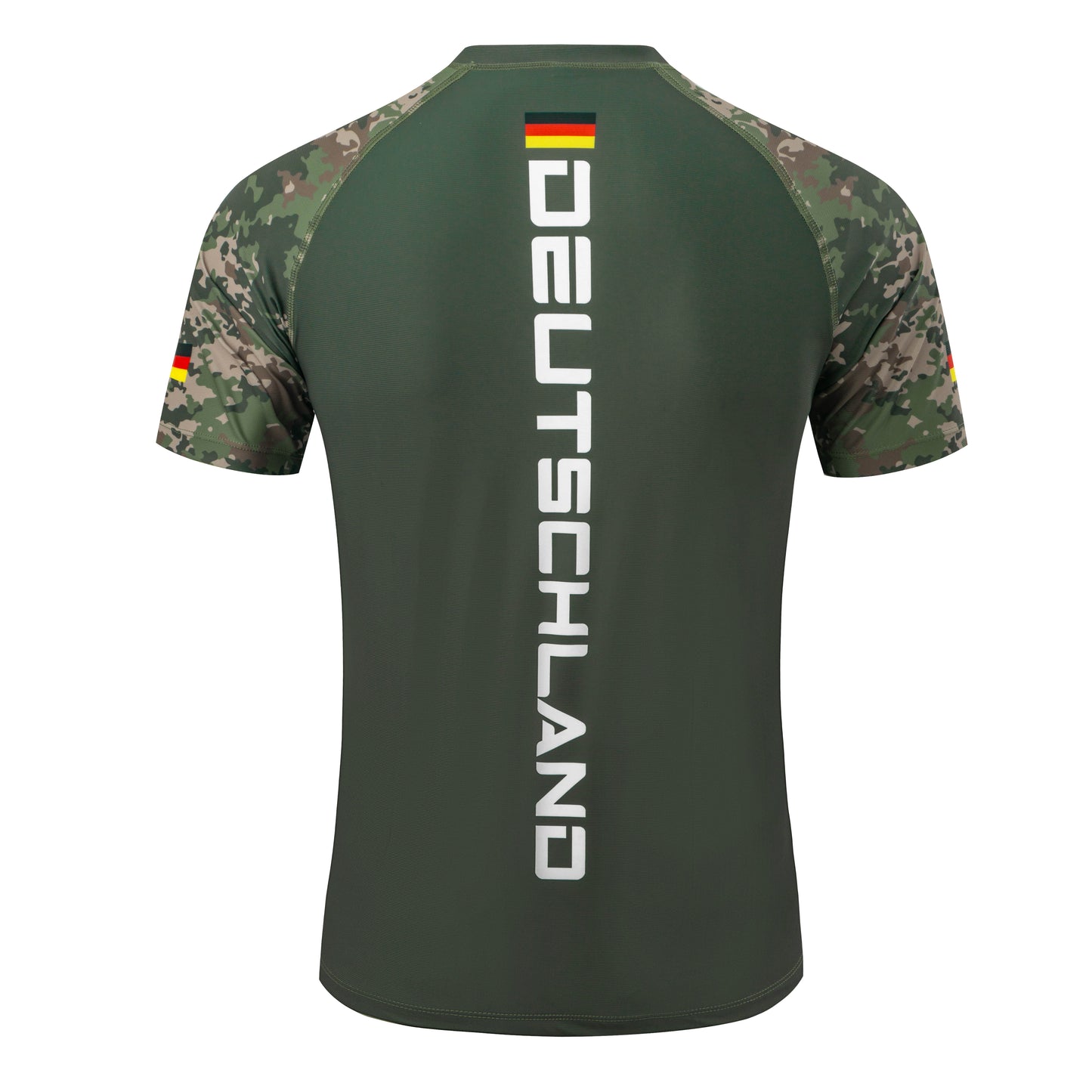 Deutschland – Rashguard Grün Camo