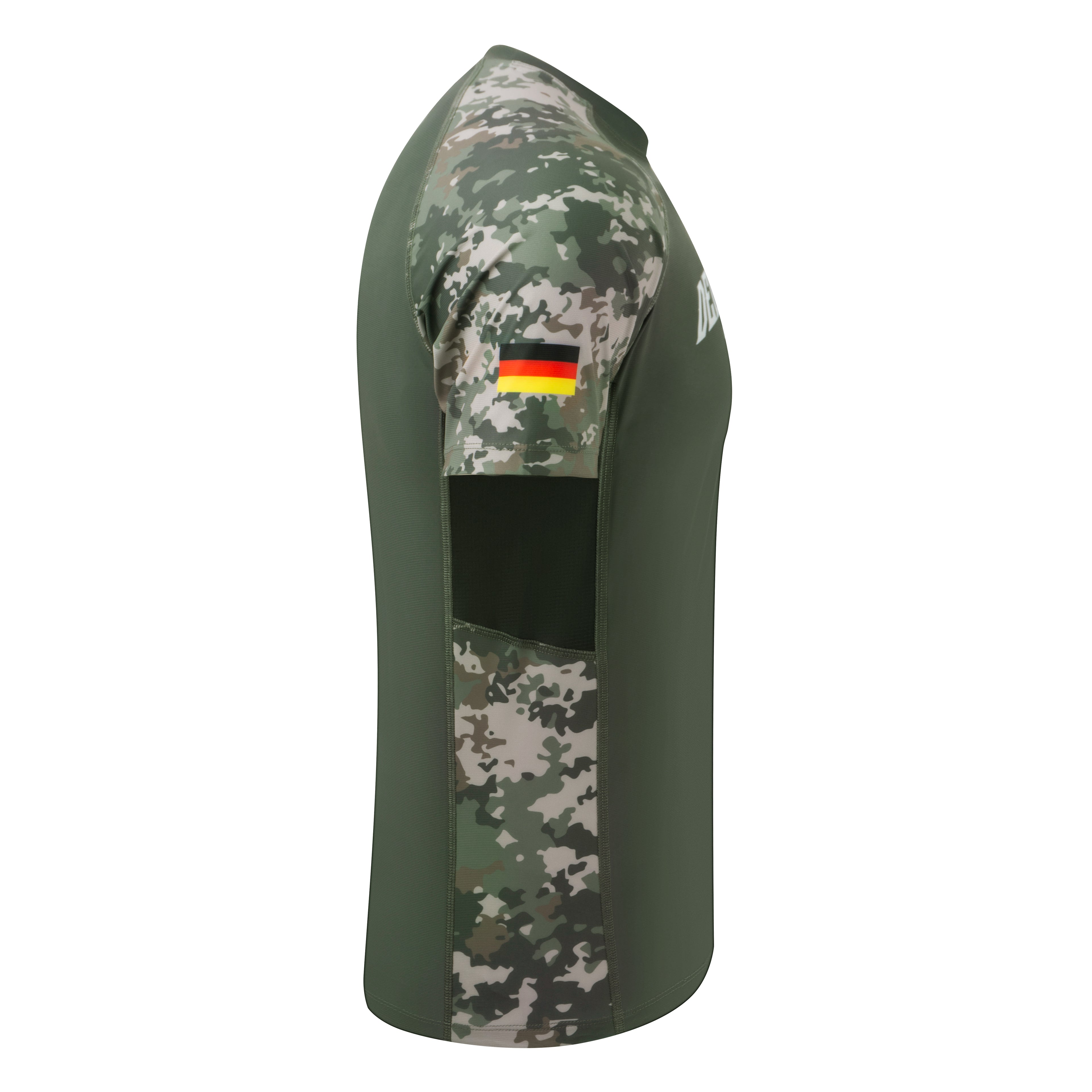 Deutschland – Rashguard Grün Camo