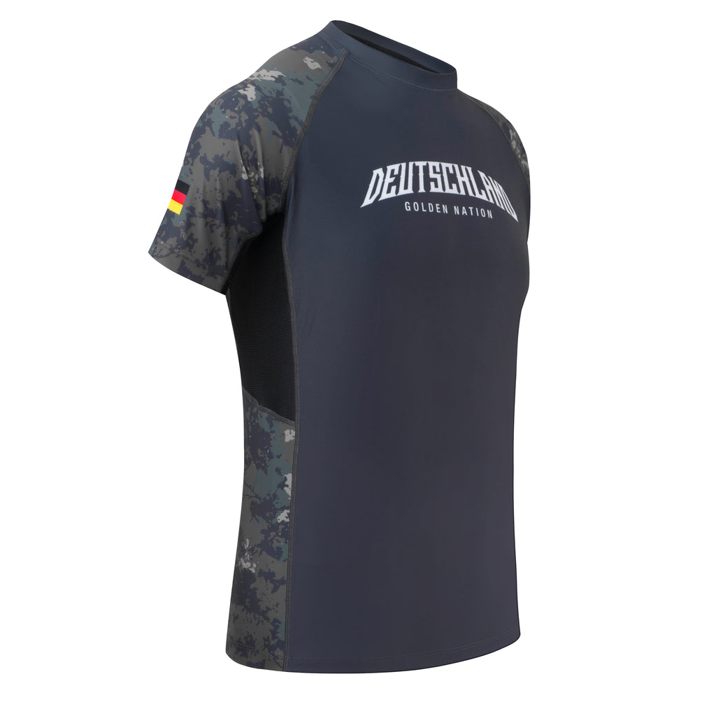 Deutschland - Rashguard (Gunmetal Camo)