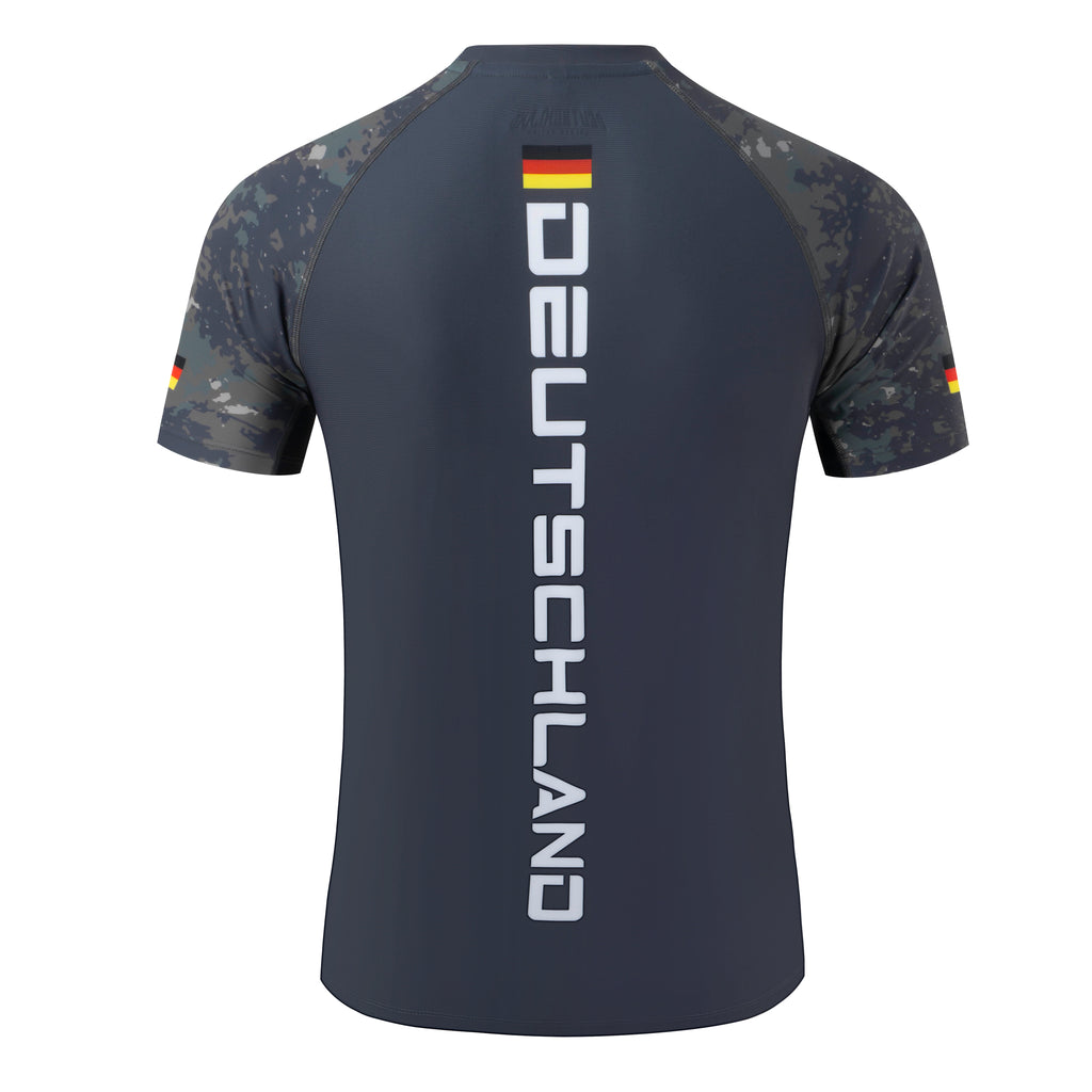Deutschland - Rashguard (Gunmetal Camo)