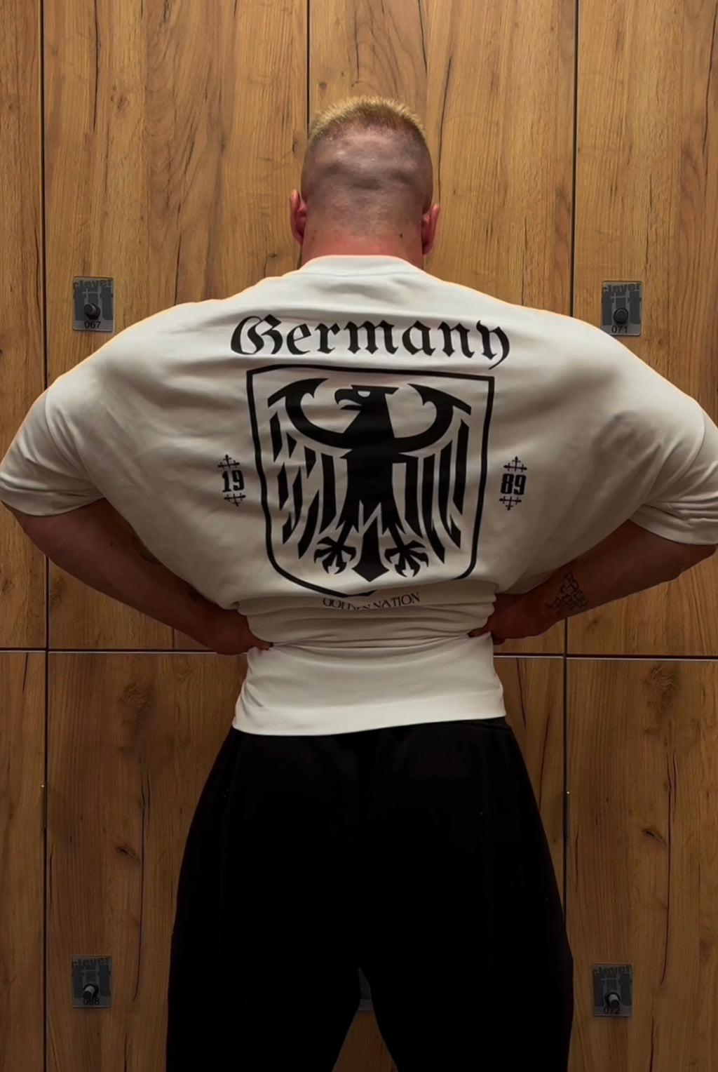 DEUTSCHLAND (Backprint) - WEISS