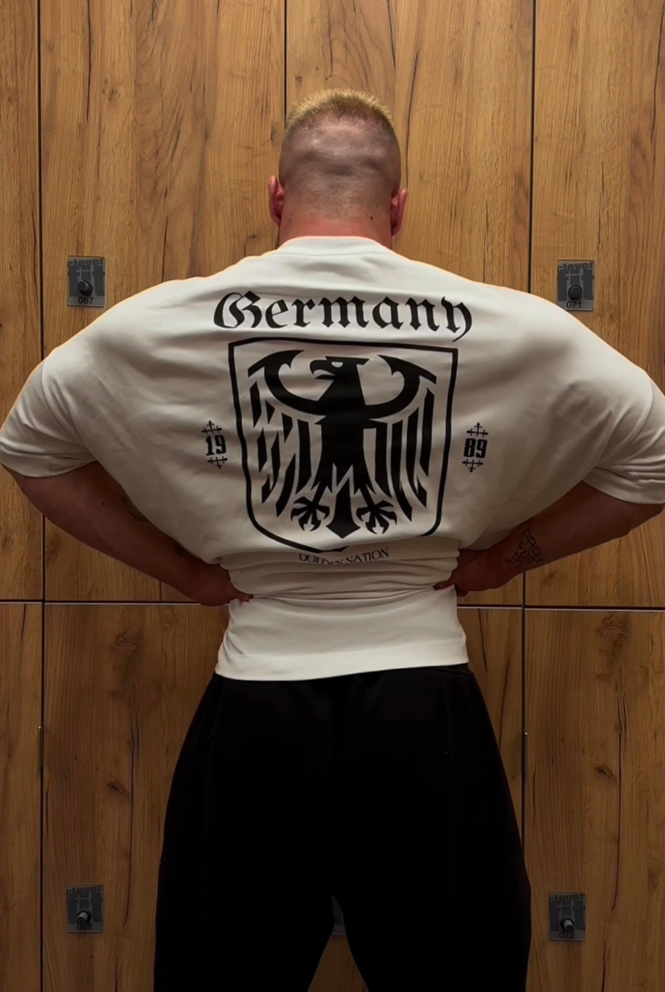 DEUTSCHLAND (Backprint) - WEISS