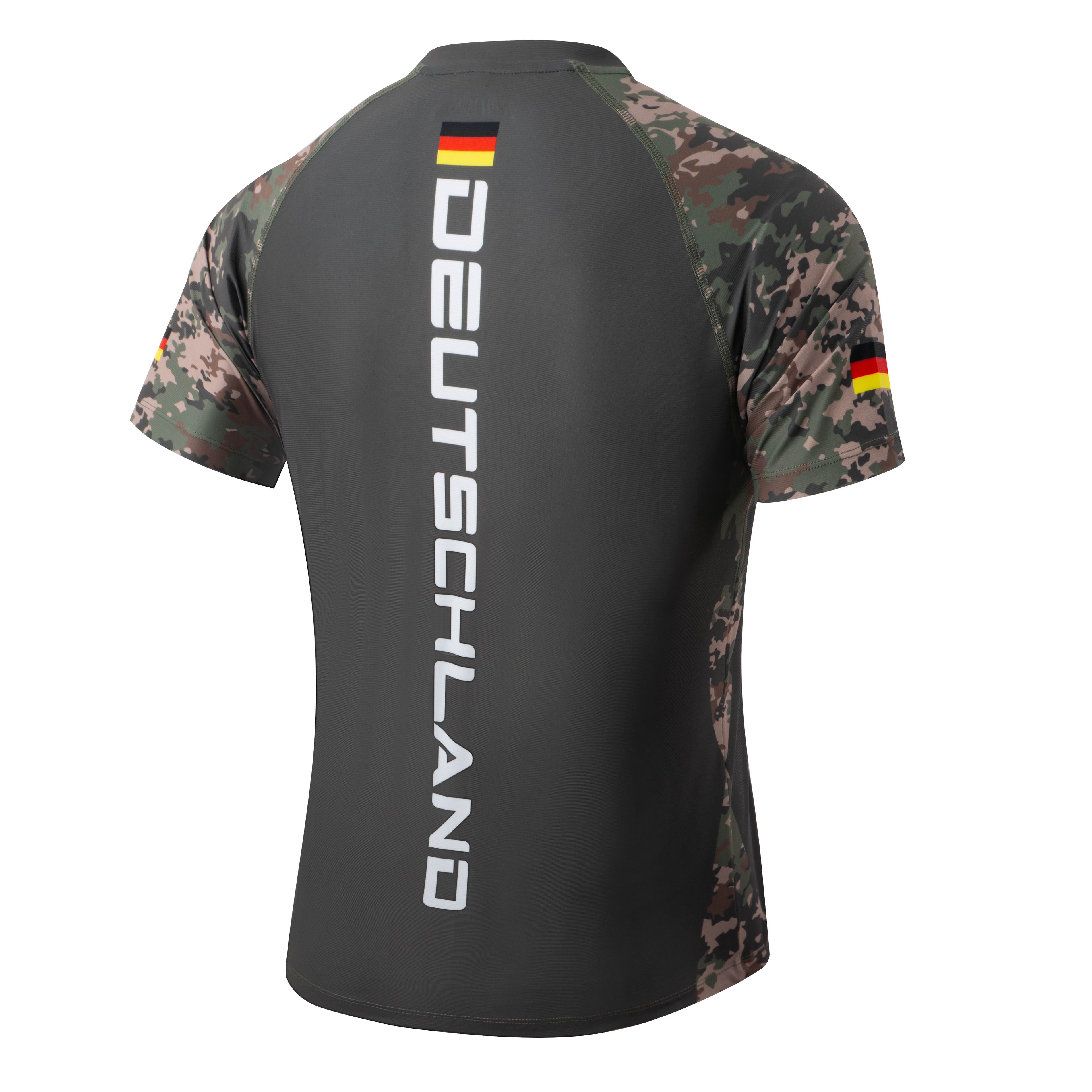 Deutschland – Rashguard Grün Camo