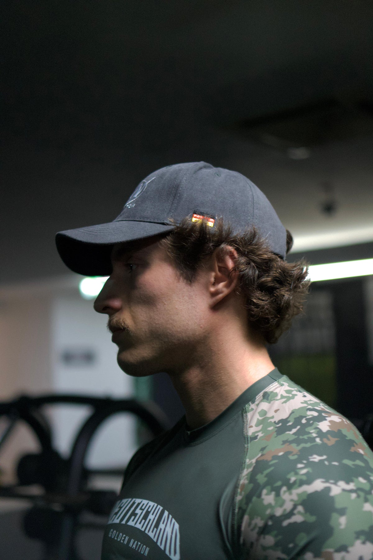 Golden Nation Flaggen Cap – Vintage Grau
