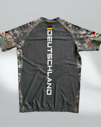 Deutschland – Rashguard Grün Camo