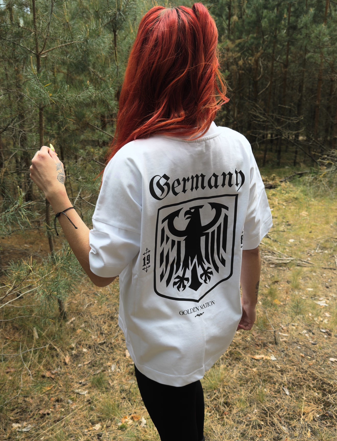 DEUTSCHLAND (Backprint) - WEISS