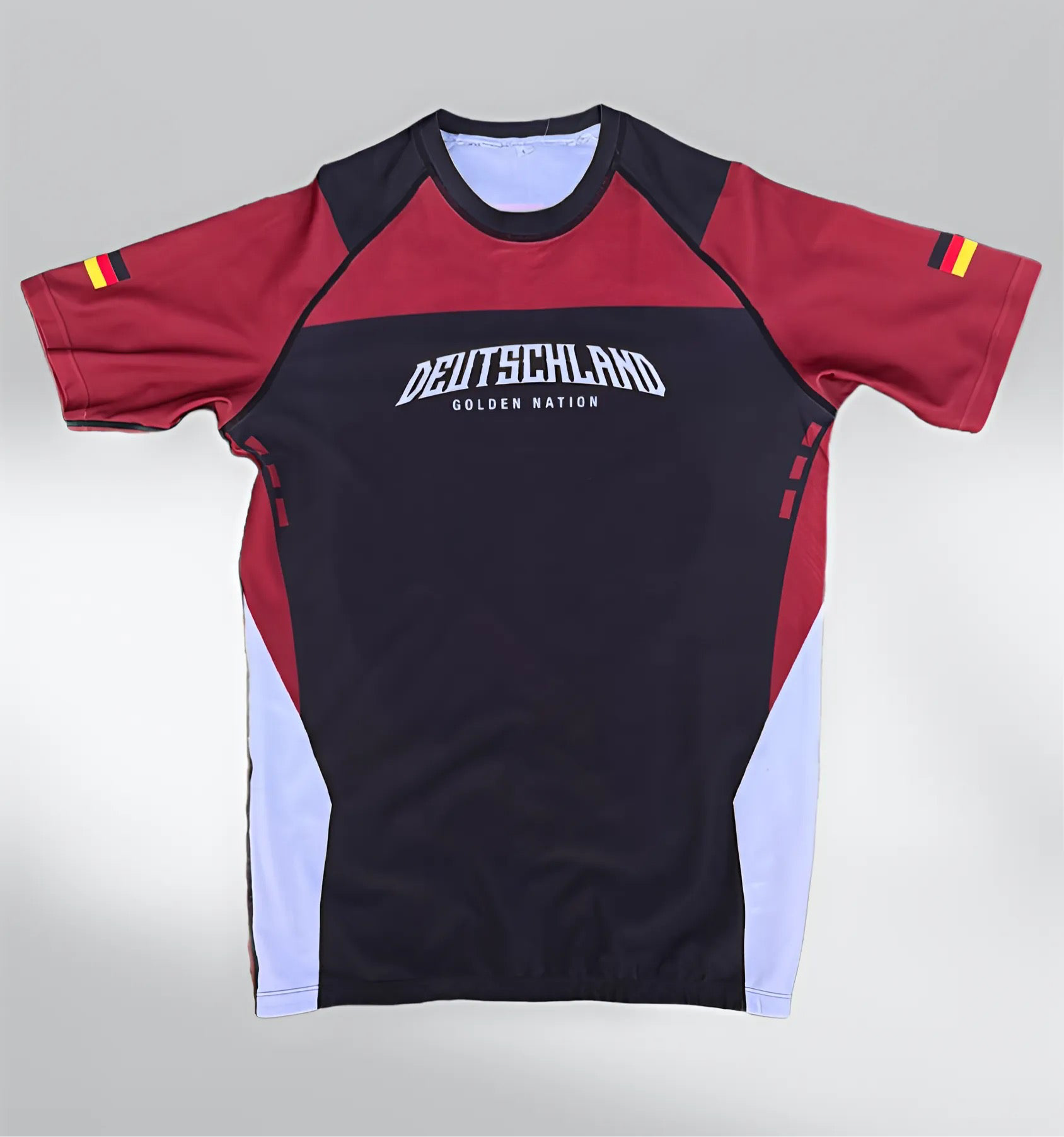 German Rash Guard Deutschland – Rashguard Rot – GOLDEN NATION