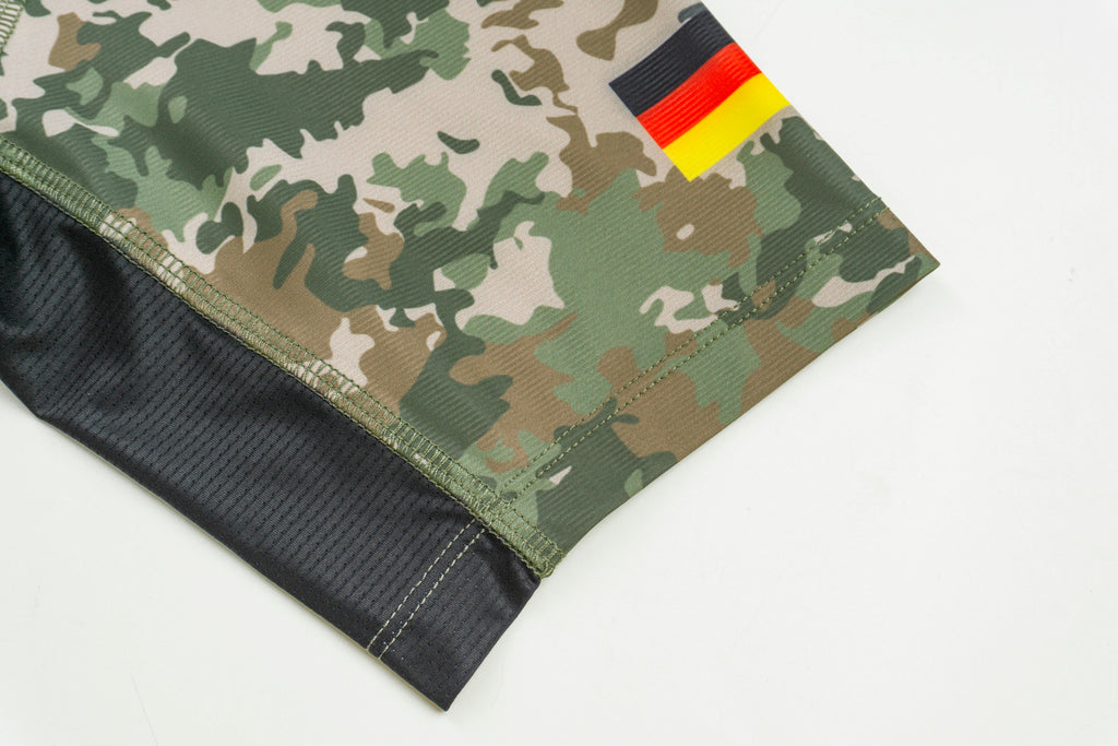 Deutschland – Rashguard Grün Camo