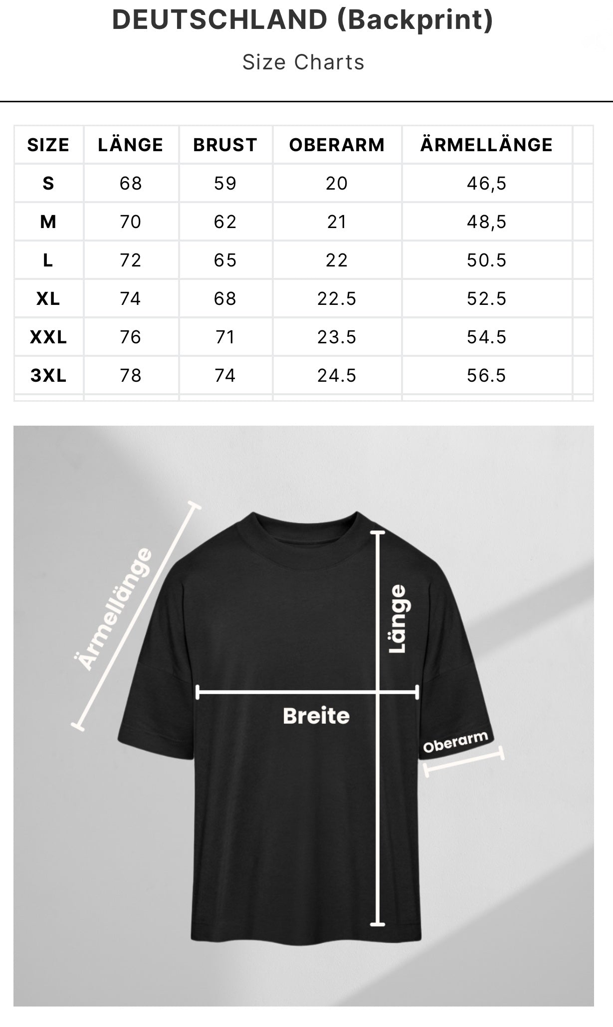 DEUTSCHLAND (Backprint) - WEISS