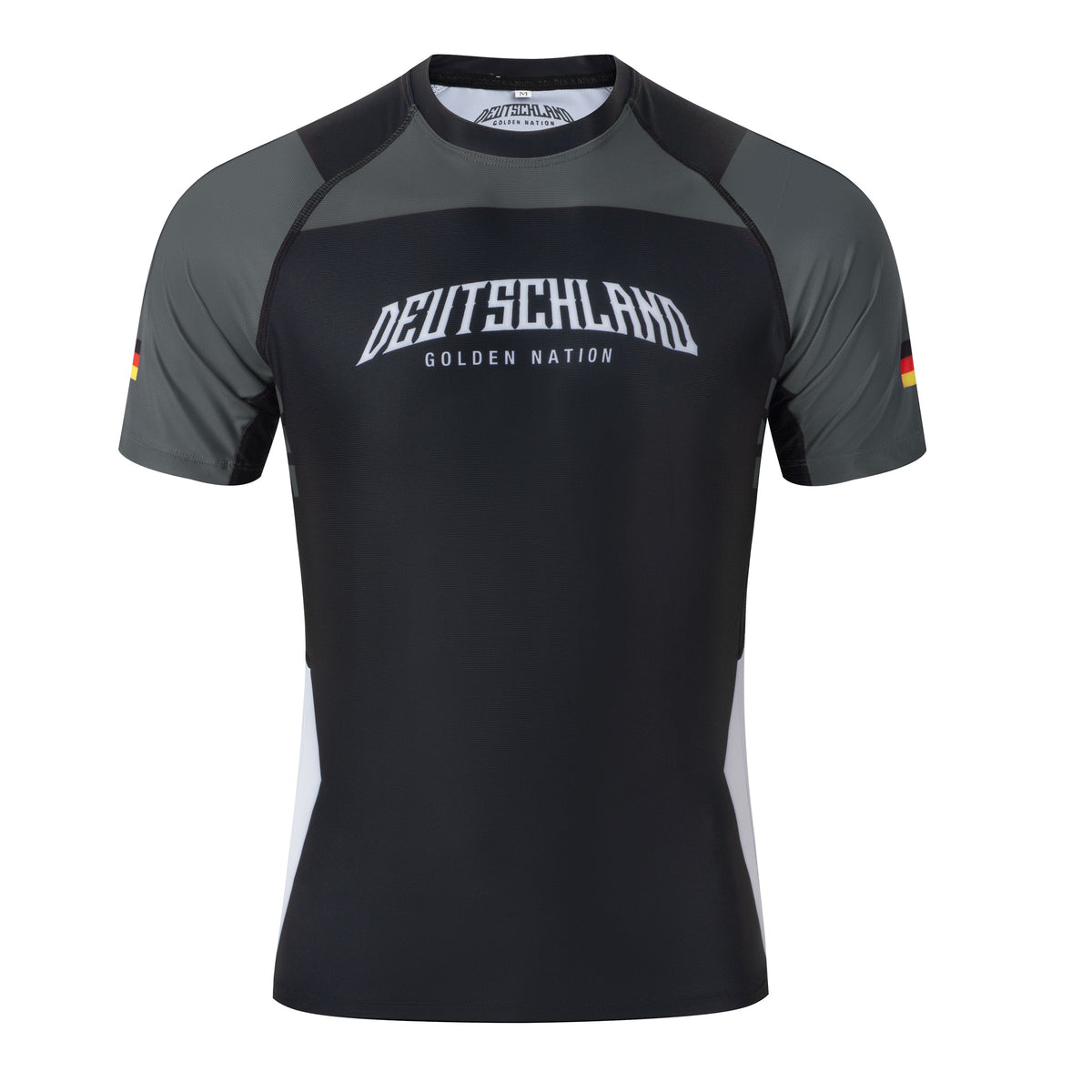 Golden Nation Deutschland Rashguard Grau – Vorderseite