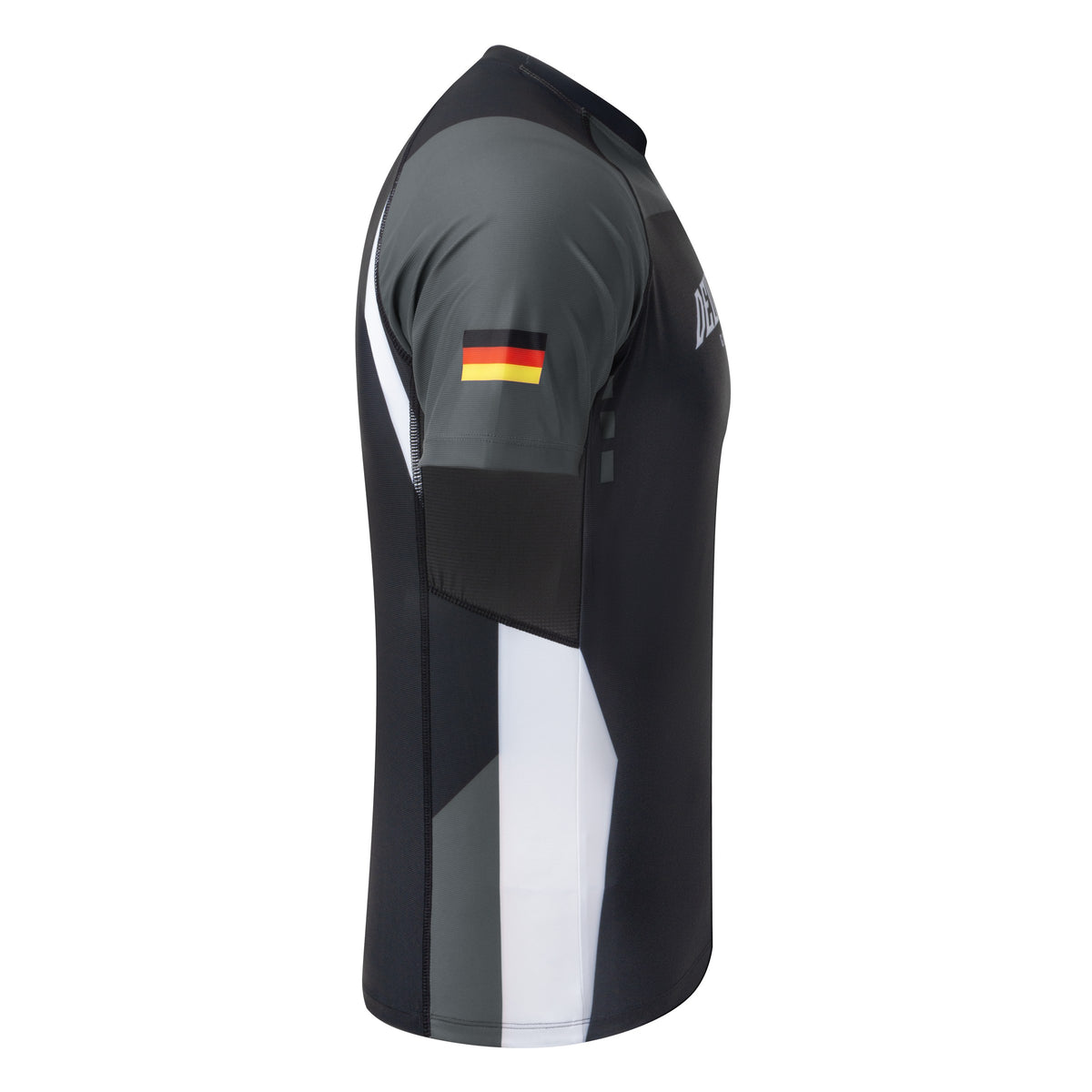 Golden Nation Deutschland Rashguard Grau – Seitenansicht