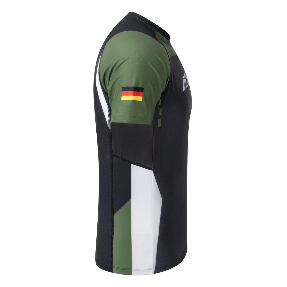 Golden Nation Deutschland Rashguard Grün – Seitenansicht