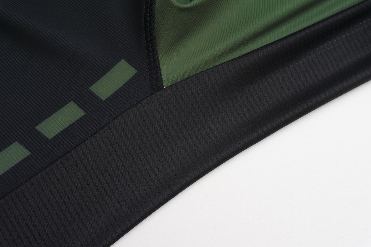 Golden Nation Deutschland Rashguard Grün – Detail